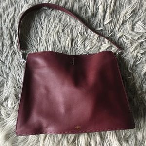 Authentic Celine ‘New Shoulder Bag’ Burgundy